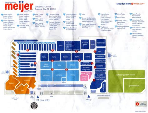 Image result for Meijer Store Layout Map
