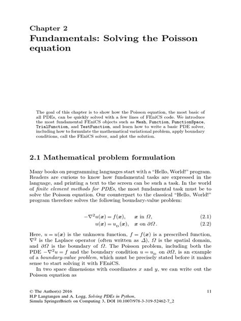Finite-Element Method for Poisson Equation に対する画像結果