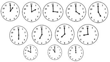 Image result for Clock Graphic Half Hour