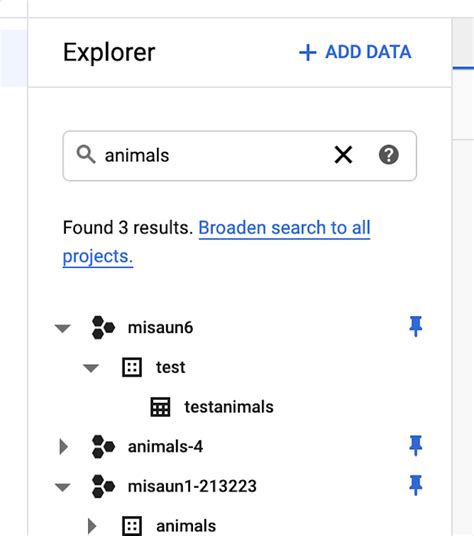 Query Display UI に対する画像結果