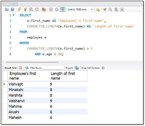 Image result for Length Value MySQL