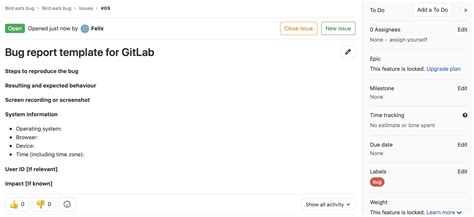 Image result for Bug Report Example