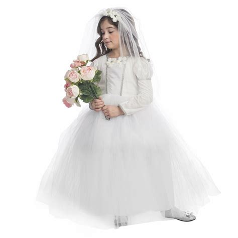 Toradh íomhá ar Kids Bride Costume