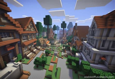 Image result for Minecraft Small Town Layout
