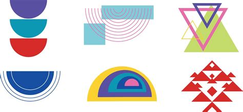 Geometric Chapes Vector に対する画像結果