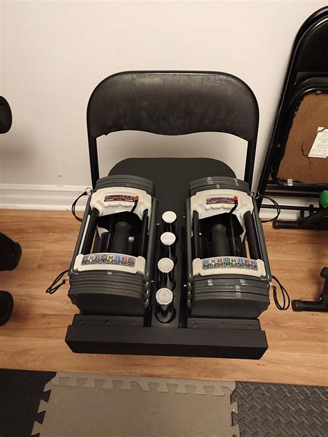 Afbeeldingsresultaten voor Homemade PowerBlock Stand