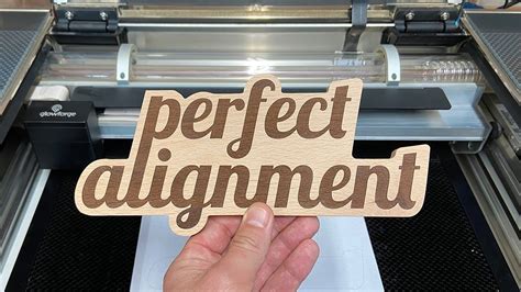 Toradh íomhá ar Glowforge Laser Alignment Tool