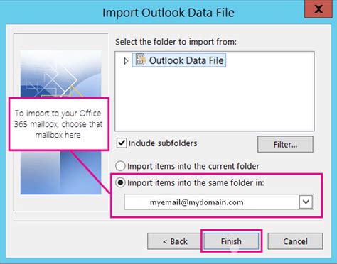 Image result for Importing PST File