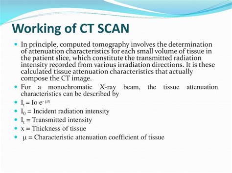 Image result for Basic Principles of CT Scan