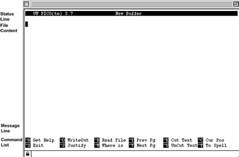 Pico Text Editor Linux に対する画像結果