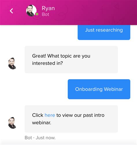 Toradh íomhá ar Example of Chatbot Application