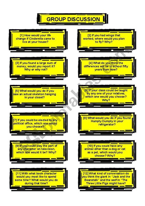 Handouts for a Group Discussion Example に対する画像結果