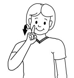 Image result for Sign ASL Forbllack