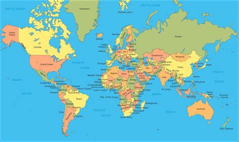 World Political Map • Mapsof.net