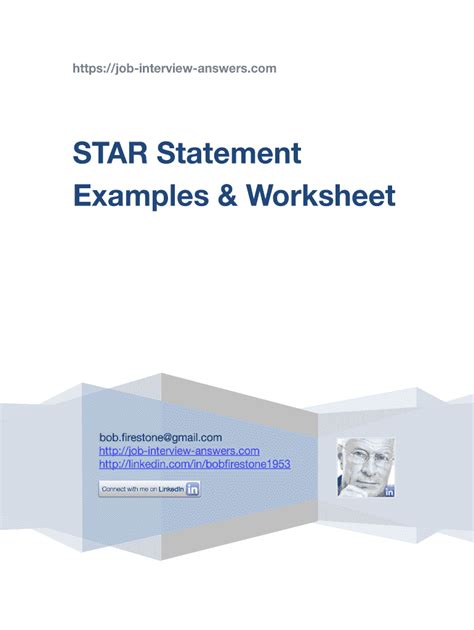 Image result for Star Statement Examples