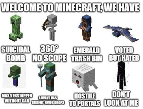 Funny Minecraft Mobs に対する画像結果