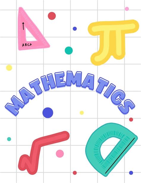 Image result for Free Printable Math Notebook Cover