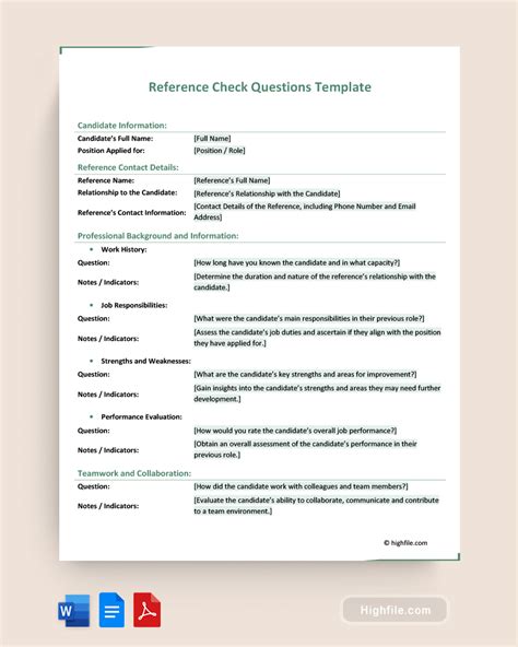 Image result for Reference Check Questions