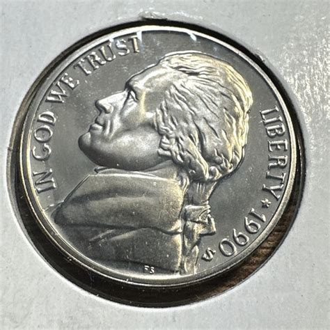 Image result for Nickel 1990 Proof