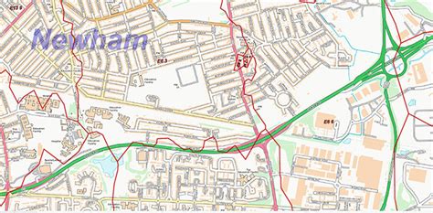 Image result for Postcode Map E22