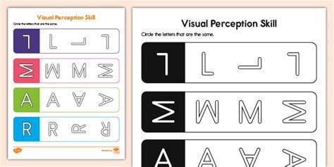 Résultat d’images pour Visual Perception Activities