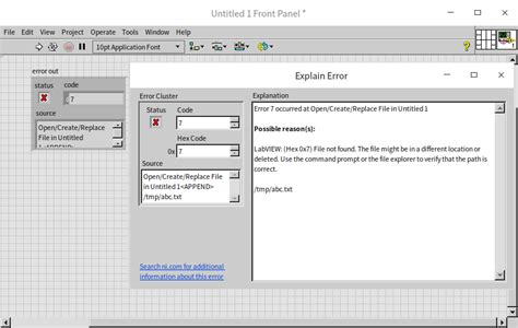 Image result for LabVIEW Error Handling
