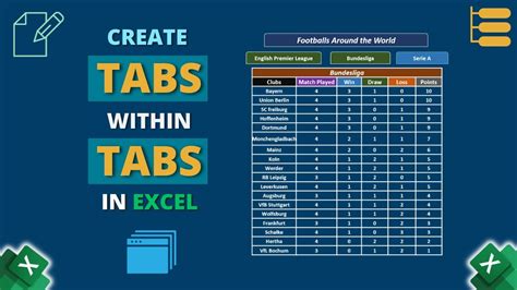 Image result for Excel Make Tab