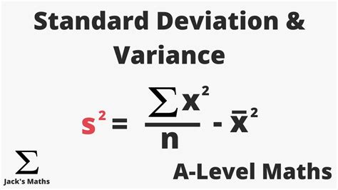 Variance Standard Deviation Sample Size に対する画像結果