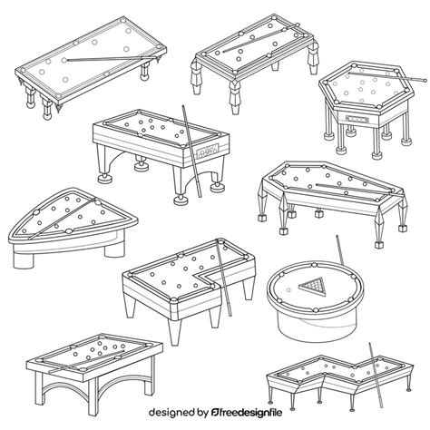 Image result for How to Draw a Pool Table