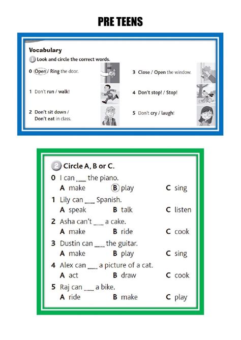 Toradh íomhá ar Pre Class Exercises