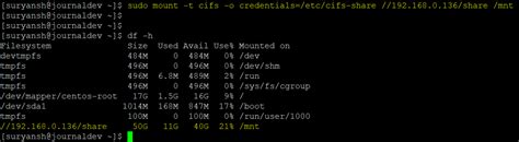 Résultat d’images pour Mount.cifs Linux Command Prompt