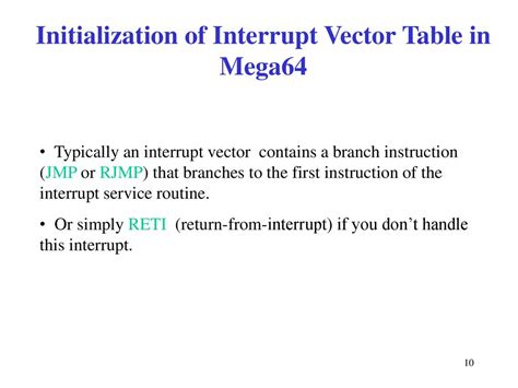 Image result for Outline of Interrupt Vector Table