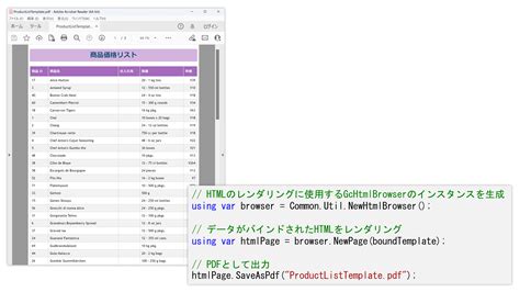 PDF Template in HTML に対する画像結果