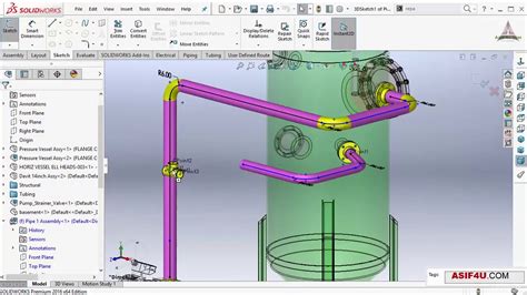 Image result for SolidWorks Pipe Model