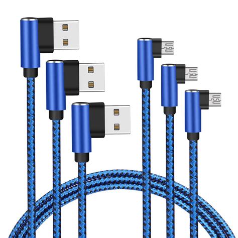 Amazon.com: Micro Usb Cable, 3 Pack 10/6/3ft USB Cable, Android Charger ...