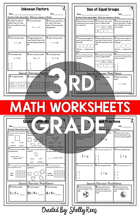 Image result for Free Printable Grade 3 Math Worksheets
