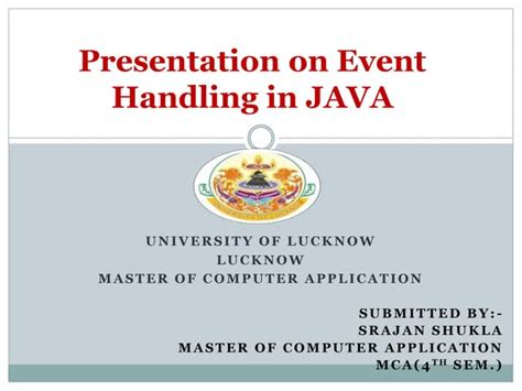 Image result for Event Handling in Java SlideShare