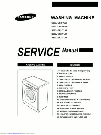 Image result for Samsung Washing Machine Manual