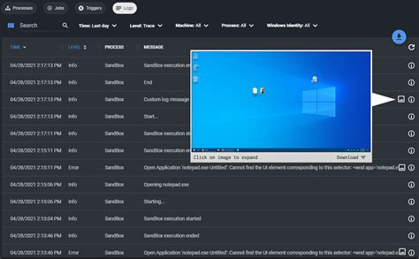 Image result for Log Message in UiPath Example