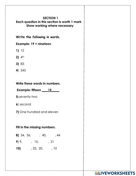 Class 1 Maths Online Test に対する画像結果