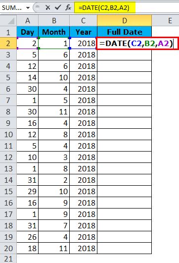 Image result for Date Excel