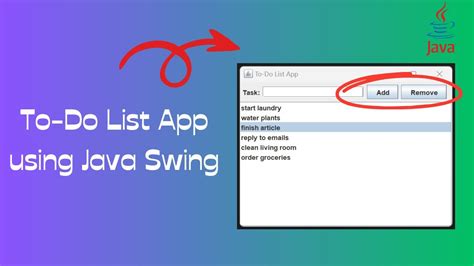 To Do List Java Swing に対する画像結果