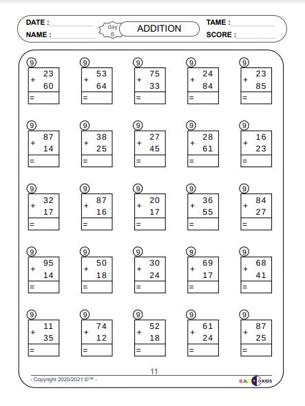 Image result for Printable Math Test for 3rd Grade