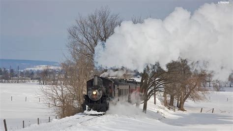 Afbeeldingsresultaten voor Steam Engine Train in Snow