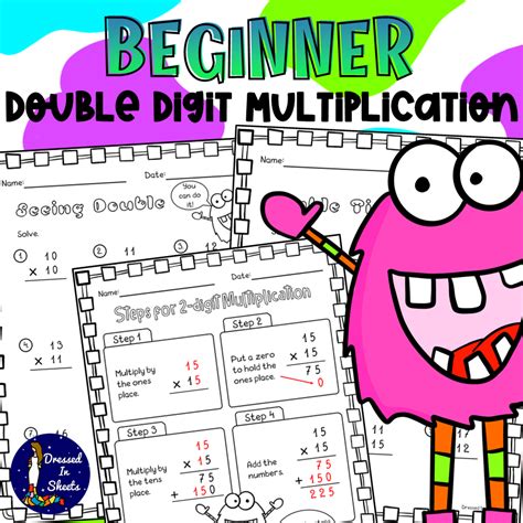 Image result for Double-Digit Multiplication Worksheets Beginners