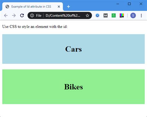ID Tag HTML に対する画像結果