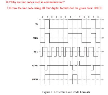 Data Formatting and Line Code Generation に対する画像結果