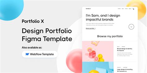 Portfolio X - Portfolio Figma Template | Figma