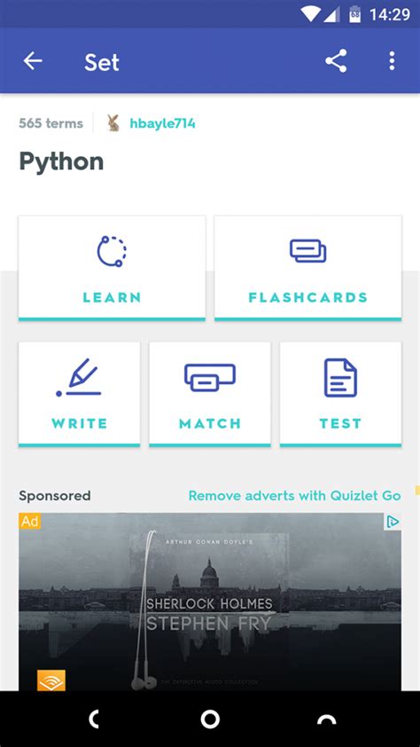 Toradh íomhá ar Quizlet App Download