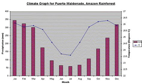 Image result for Amazon Rainforest Climate Graph